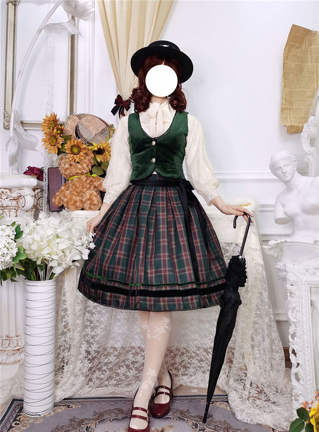 Ode to Joy Lolita SK/ Vest/ Blouse -(Custom-tailor Available)