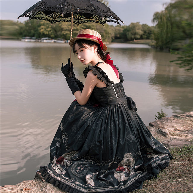 Withpuji Nightingale and Rose Lolita JSK