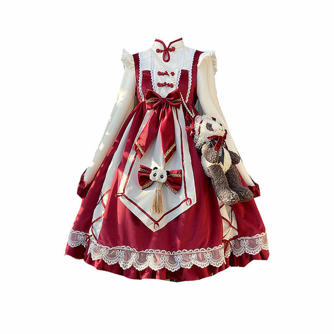 Panda Little Chef~ Qi Lolita OP