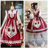 sweet red lolita dress
