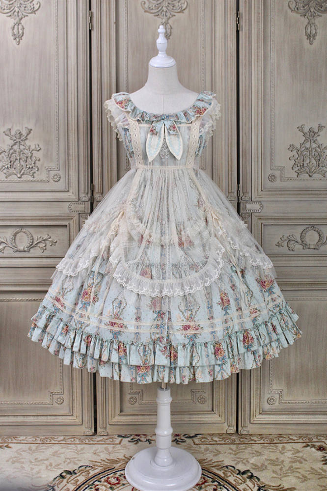 Alice Girl ~Flower Wall Elegant Lolita JSK -Pre-order