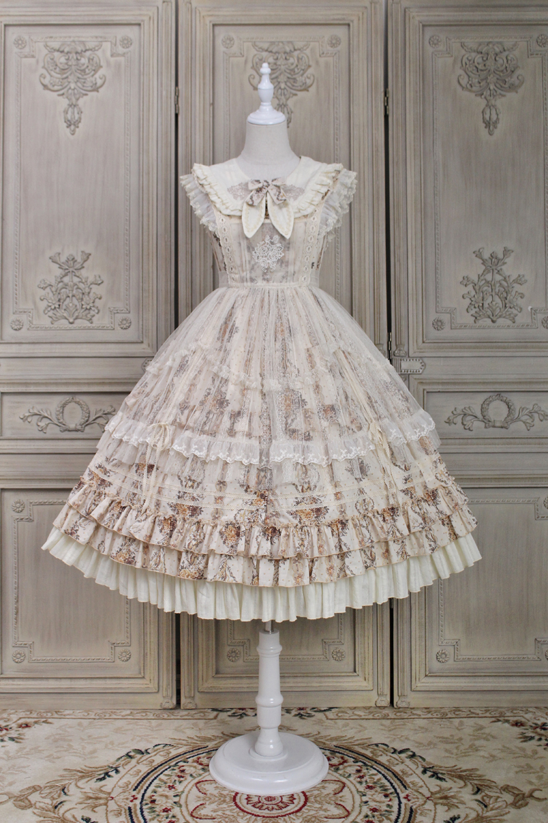 Alice Girl ~Flower Wall Elegant Lolita JSK