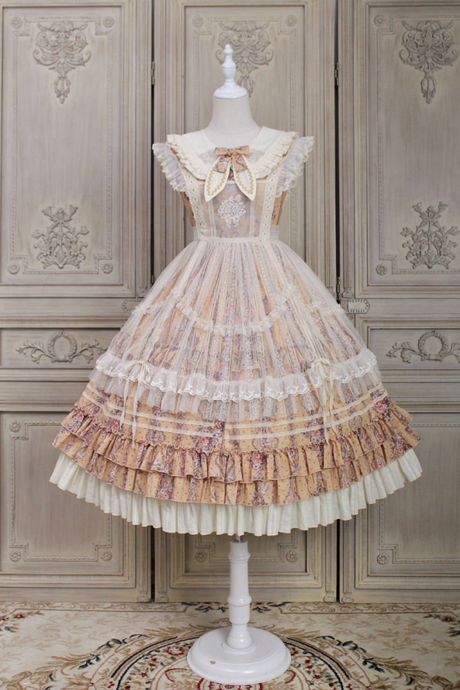 Alice Girl ~Flower Wall Elegant Lolita JSK -Pre-order