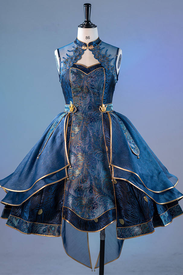 Doris Night ~Peacock Qi Lolita Fullset -Pre-order