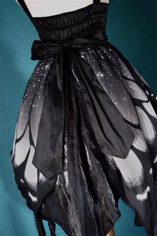 The Butterfly Effect ~Punk Halloween Lolita Normal Waist JSK