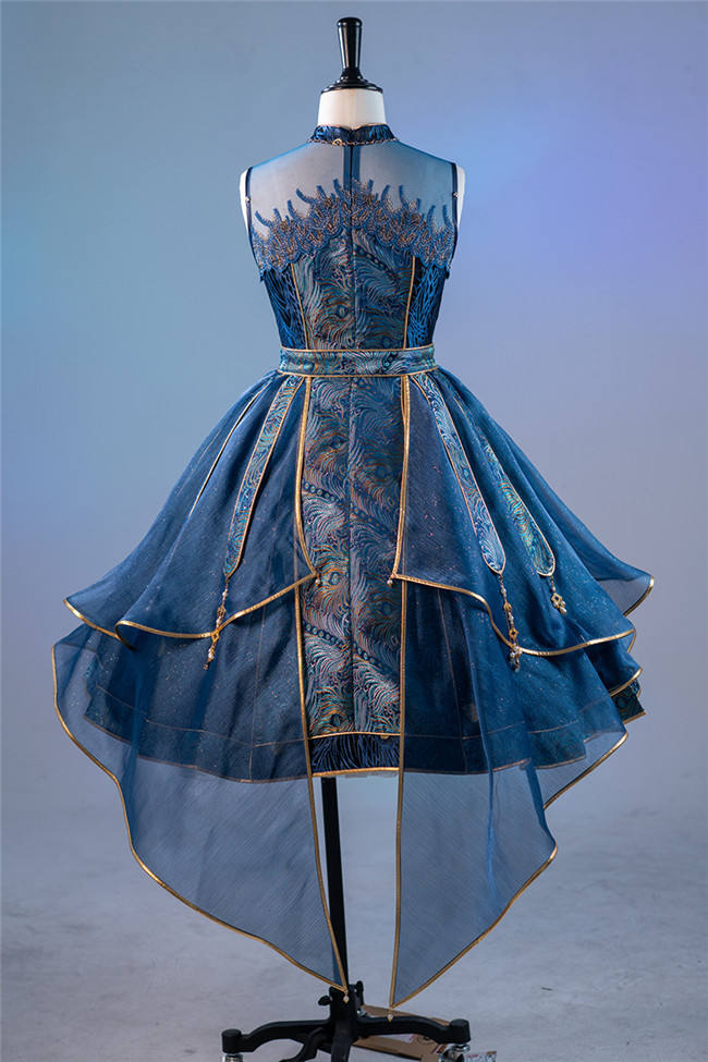 Doris Night ~Peacock Qi Lolita OP -Pre-order