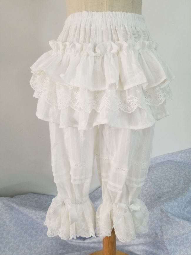 Sweet Cotton Ruffles Lolita Bloomers
