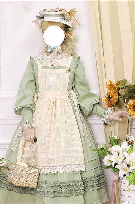 Miss Point ~ Alisa~ Lolita OP Pure Color Maid Version -Pre-order