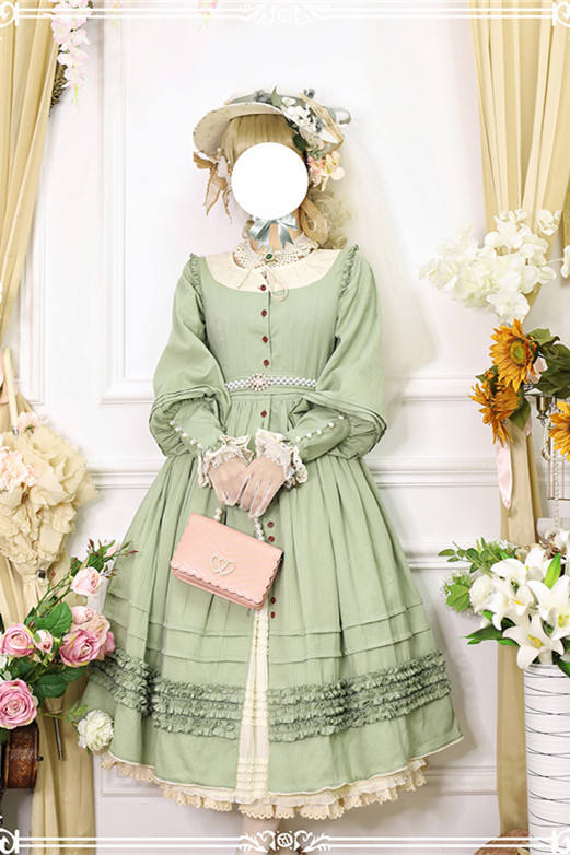 Miss Point ~ Alisa~ Lolita OP Pure Color Maid Version -Pre-order