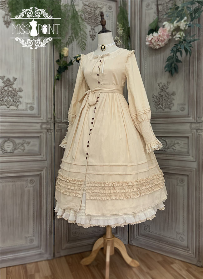 Miss Point ~ Alisa~ Lolita OP Pure Color Maid Version -Pre-order