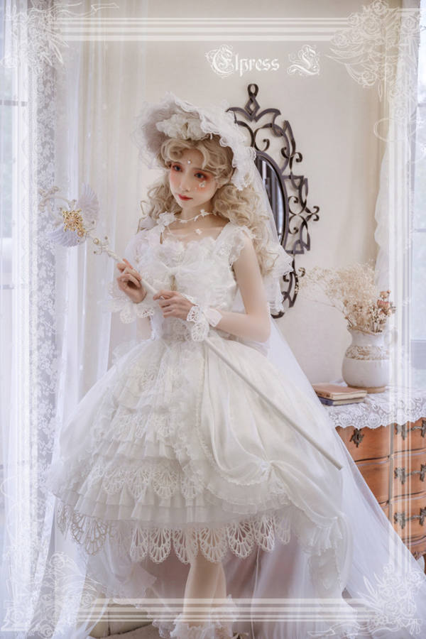 Elpress L ~ Paradise Kiss Soft Bridal Lolita JSK -Pre-order