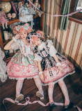August Maiden ~Fancy Strawberry Ice Cream Cat Sweet Lolita JSK -Pre-order