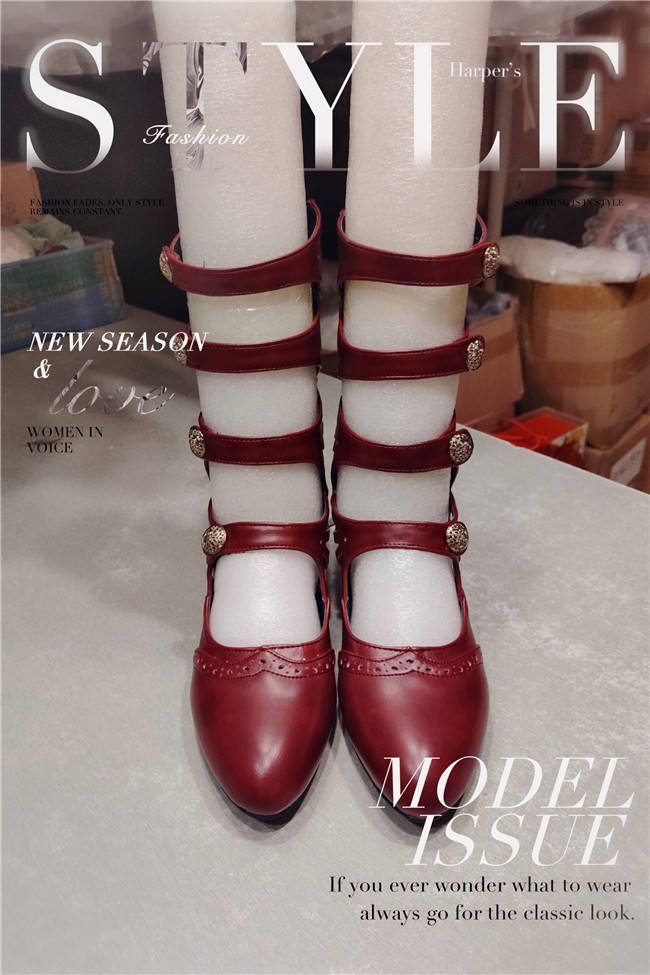Mary Jane Lolita  Ankle Boots