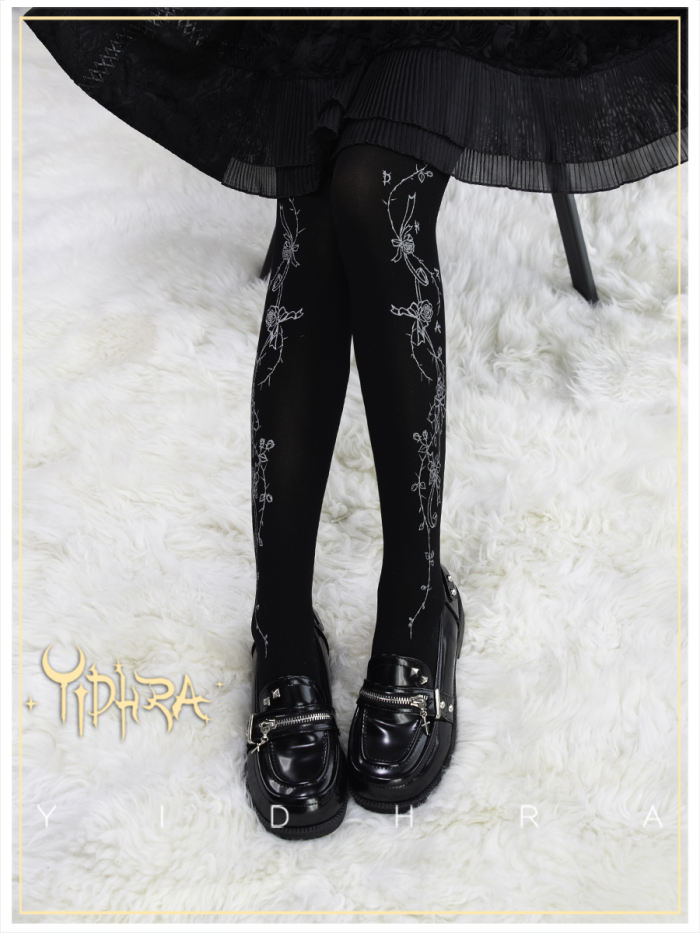 Yidhra Lolita ~Rose Princess Lolita Tights -120d