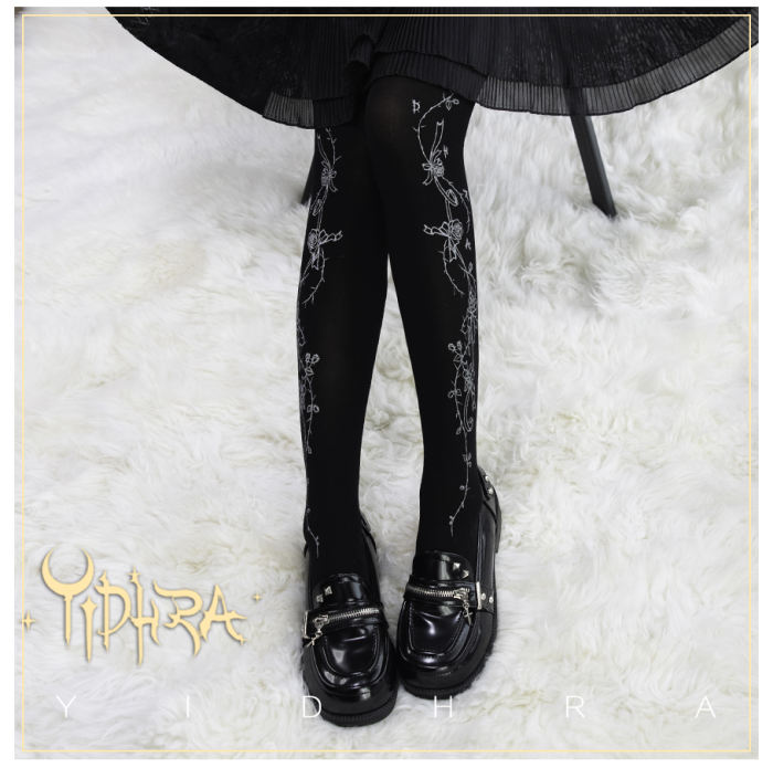Yidhra Lolita ~Rose Princess Lolita Tights -120d