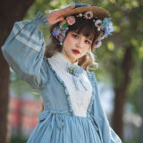 Miss Point ~Margaret Daily Wear Cotton Lolita OP -Pre-order