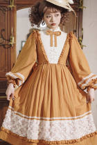Miss Point ~Margaret Daily Wear Cotton Lolita OP -Pre-order