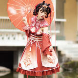 Vintage Han Style Lolita JSK Fullset -Pre-order