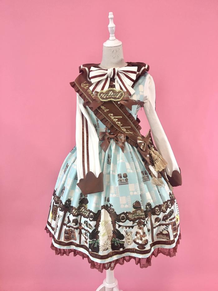 Fluff Mollie ~Chocolate Chef Lolita JSK -Ready Made