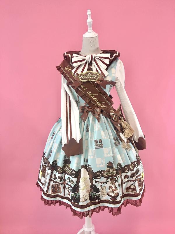 Fluff Mollie ~Chocolate Chef Lolita JSK -Ready Made