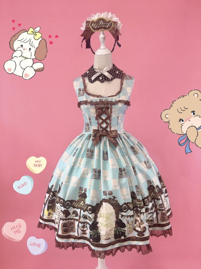 Fluff Mollie ~Chocolate Chef Lolita JSK -Ready Made