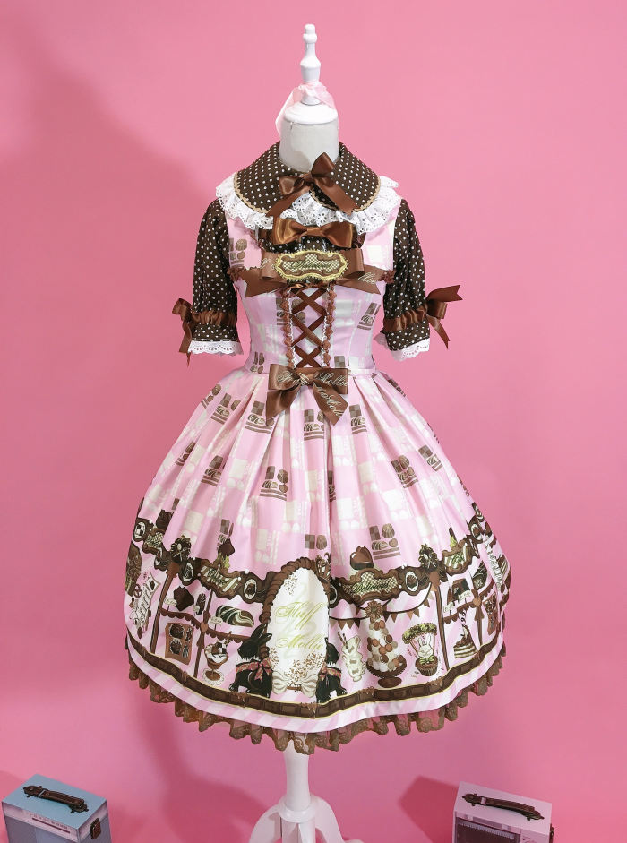 Fluff Mollie ~Chocolate Chef Lolita JSK -Ready Made