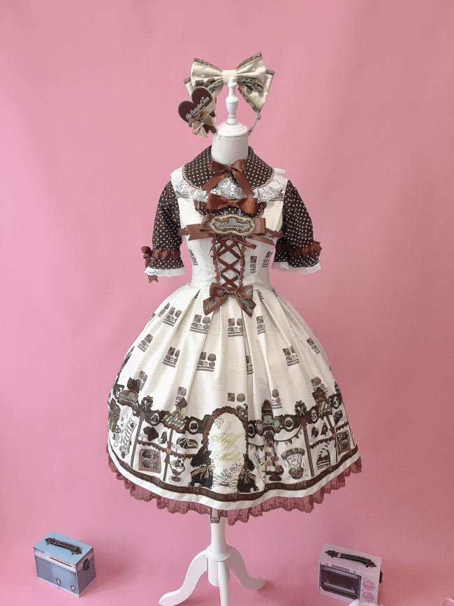 Fluff Mollie ~Chocolate Chef Lolita JSK -Ready Made