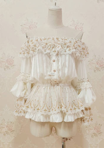 Yolanda Lolita Coronation Vintage Lolita Blouse