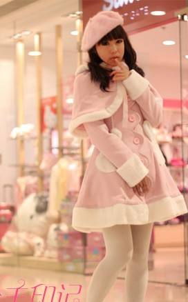 Pink Kawaii Bunny Cape Jacket + Cape - IN STOCK
