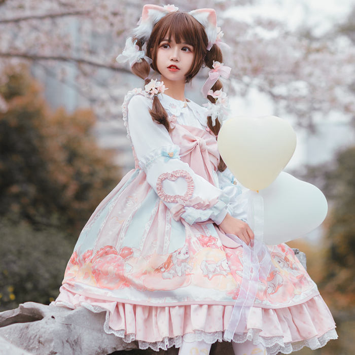 Doggie Donuts Daily Wear Lolita JSK + Blouse
