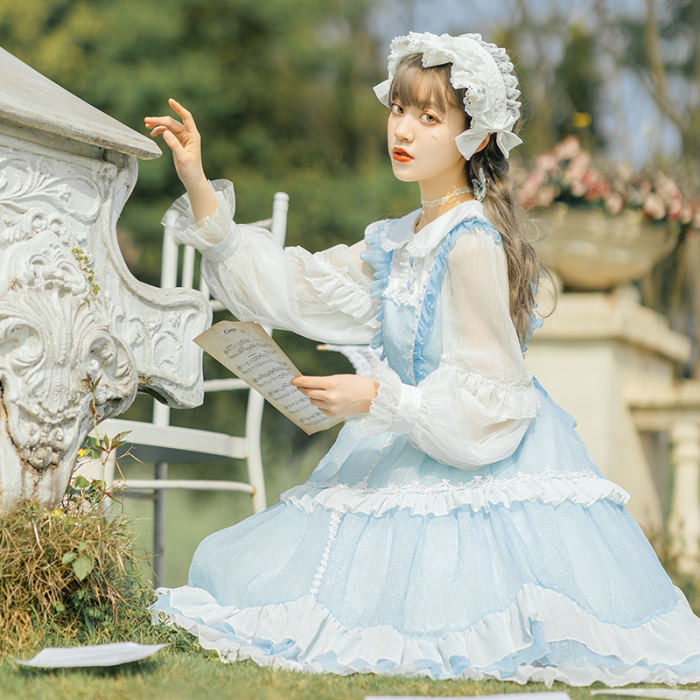 Starry Night Suffer from Insomnia Lolita OP -Pre-oder