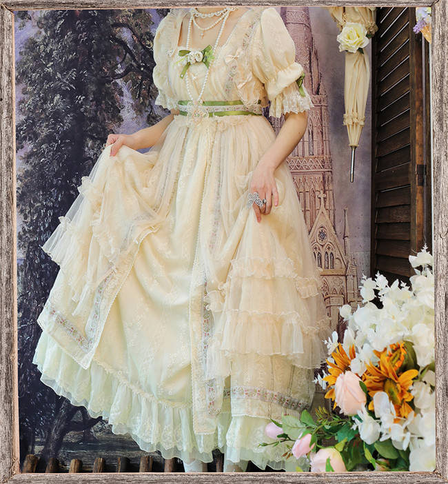 Miss Point ~ Salley Garden 2.0 Empire Dailywear Lolita OP -Custom Tailor