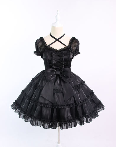 Alice Girl ~The Young Girls' Party Sweet Lolita OP -Pre-order Pink OP Size XS - In Stock