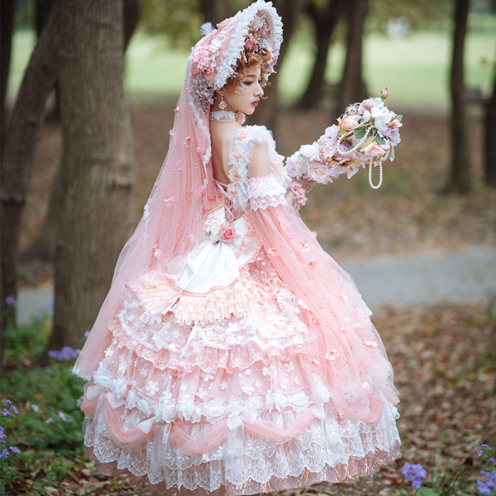 Cat Fairy Elven Fairy Elegant Chiffon Lolita JSK