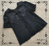 Night Rose Heavy Embroidery Lolita Blouse -Pre-order