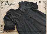 Night Rose Heavy Embroidery Lolita Blouse -Pre-order