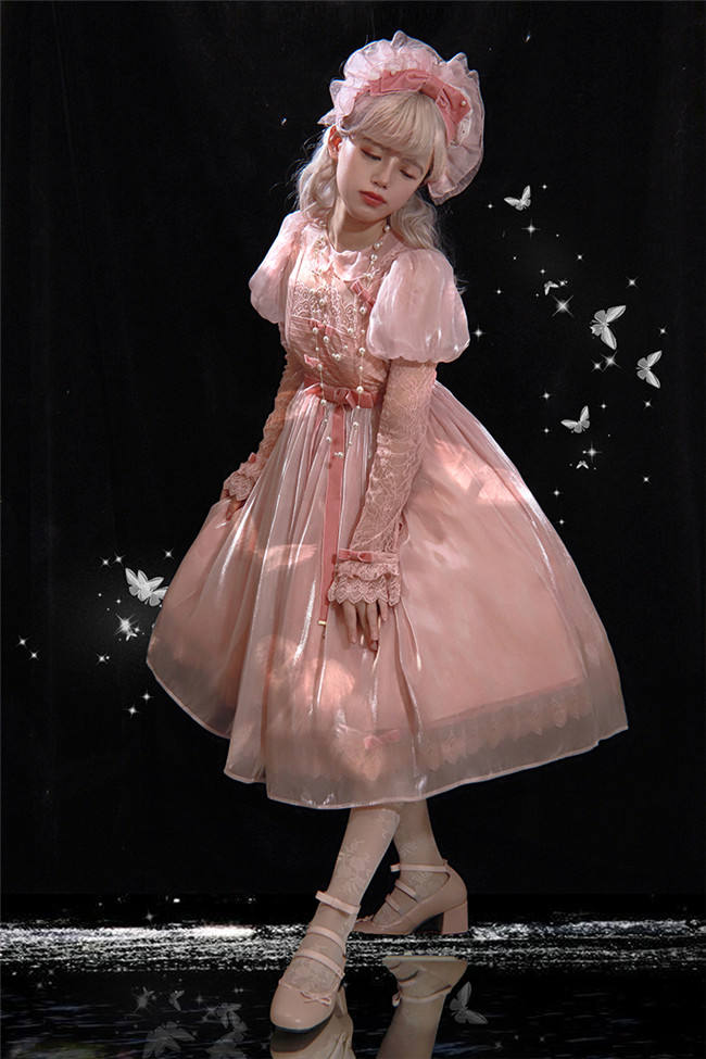 Grove Deer ~Night Visit to Gurgundy Lolita OP -Pre-order