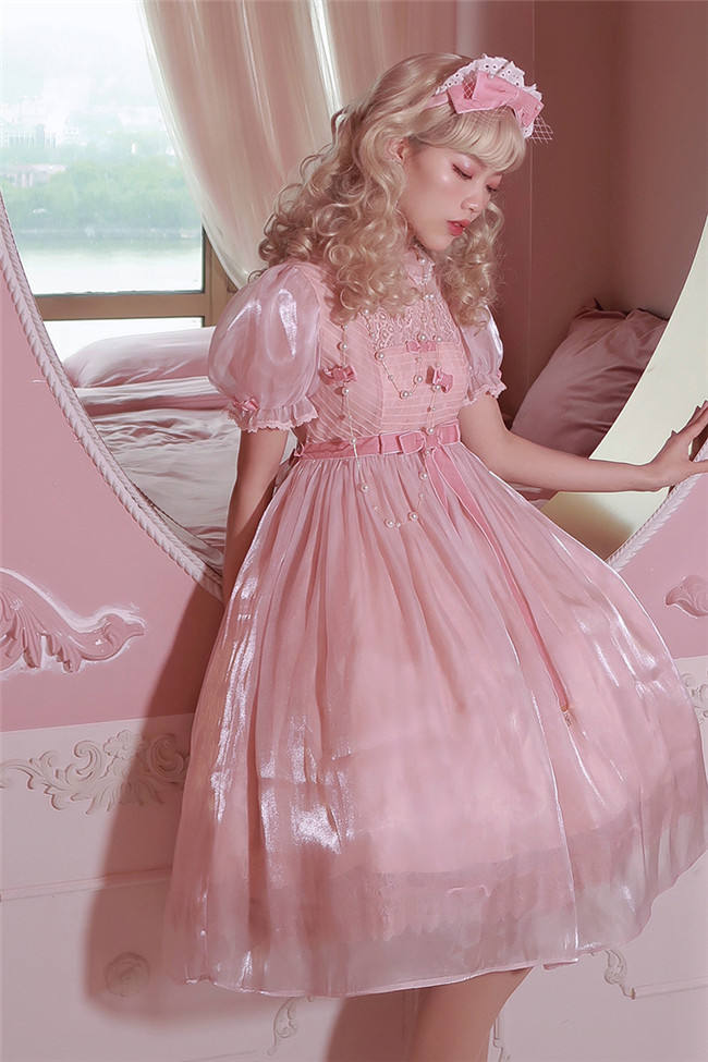Grove Deer ~Night Visit to Gurgundy Lolita OP -Pre-order