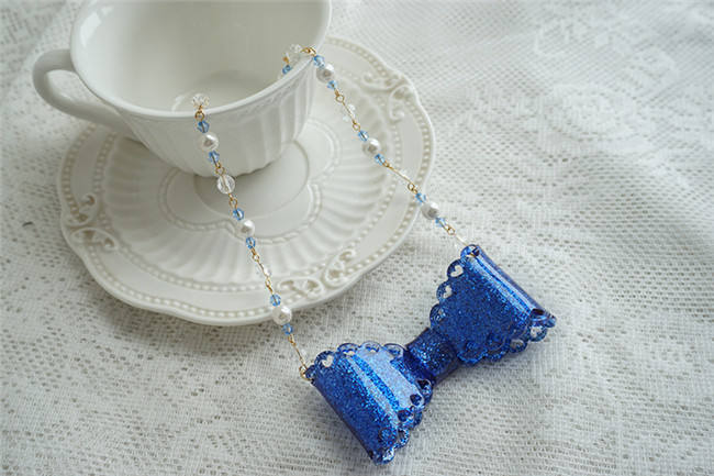 Cat Tea Party Bow Lolita Accessories