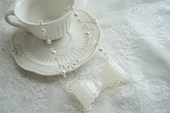 Cat Tea Party Bow Lolita Accessories