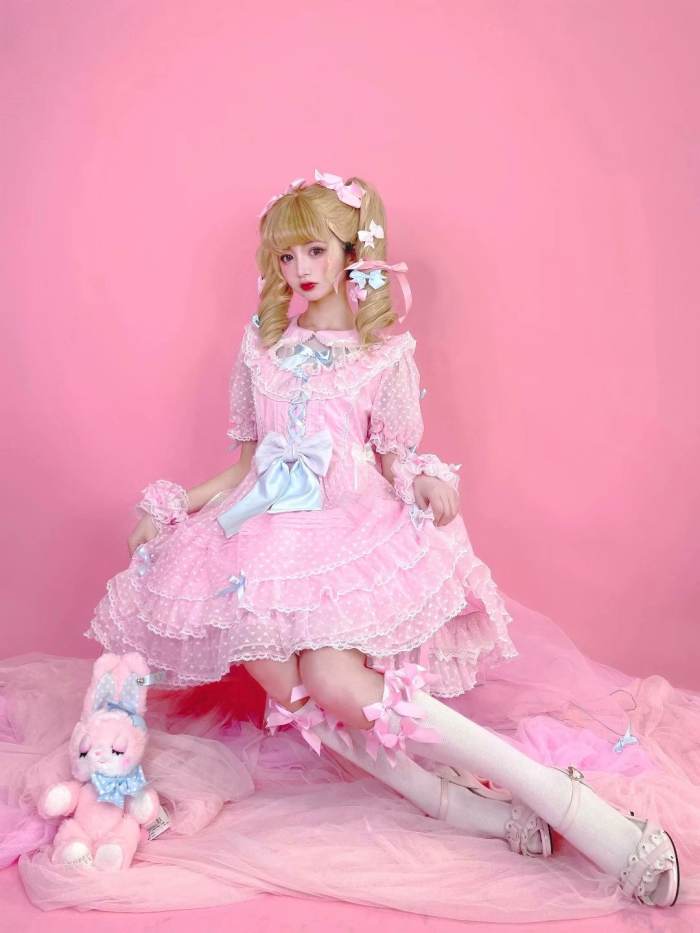 CC Cat ~Sweet Doll Summer Short Sleeves Lolita OP
