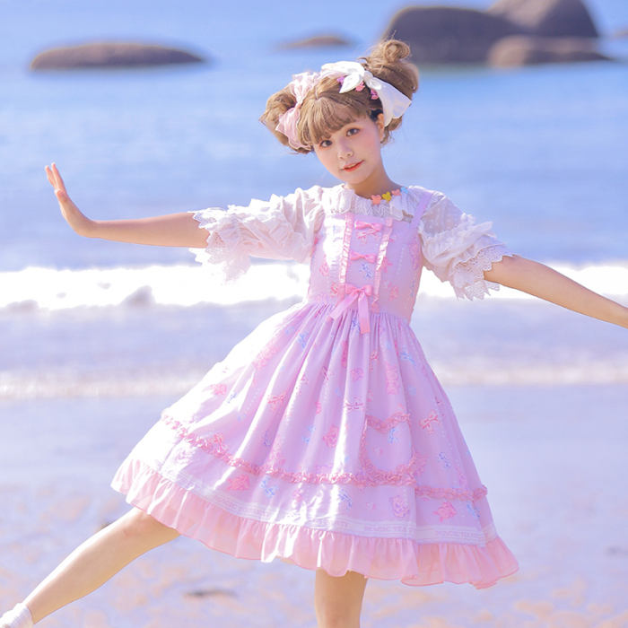 Magic Tea Party ~Jelly Bear Daily Wear Sweet Lolita JSK -Pre-order
