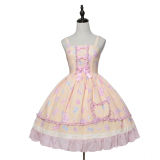 Magic Tea Party ~Jelly Bear Daily Wear Sweet Lolita JSK -Pre-order