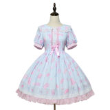 Magic Tea Party ~Jelly Bear Daily Wear Sweet Lolita OP -Pre-order