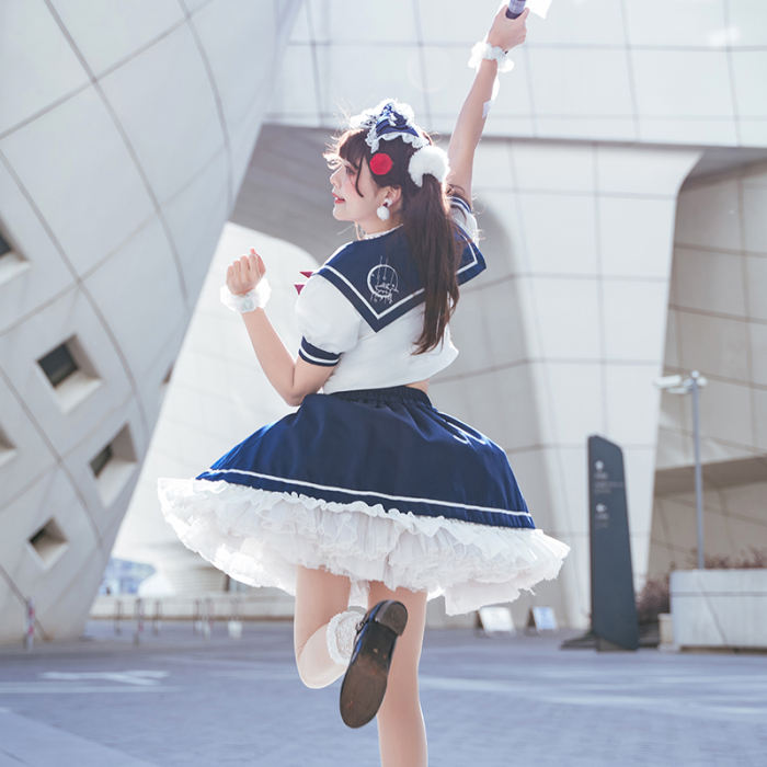 Maiden Singing Daily Wear High Waist Lolita Set