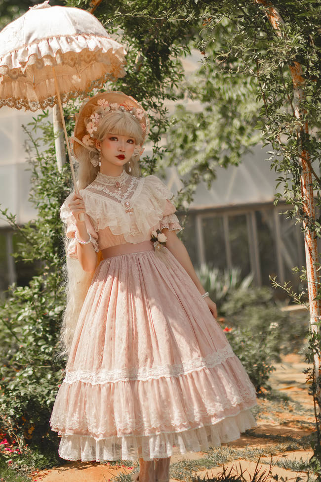 Miss Point ~The Beauty of Spring Retro Edward Lolita OP