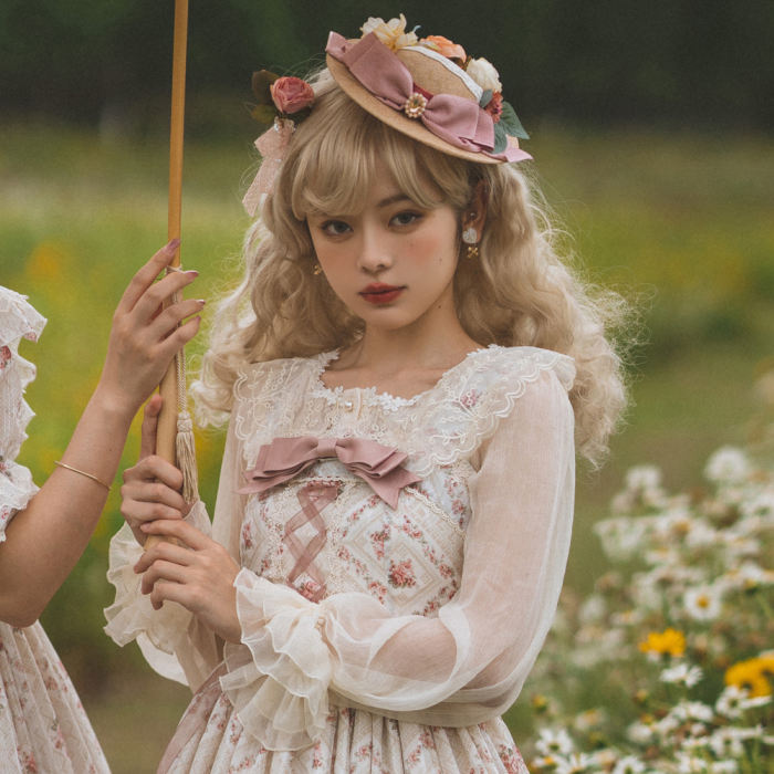 Miss Point ~The Beauty of Spring Retro Edward Lolita Blouse/Overall