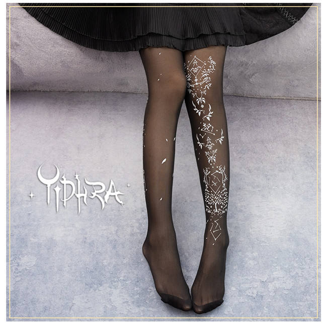 Yidhra Lolita ~ Alice and the World Tree 20D Lolita Tights