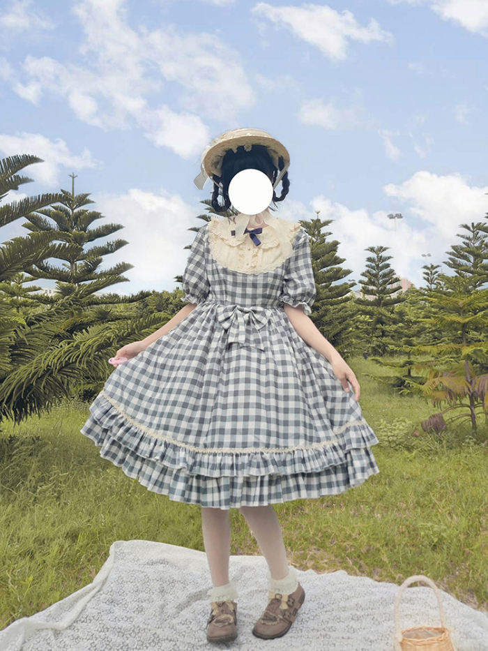 Strawberry Witch Summer Embroidery Lolita OP