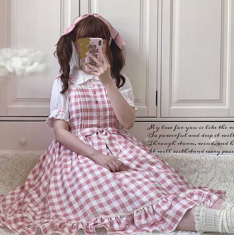 Strawberry Witch Summer Embroidery Lolita JSK